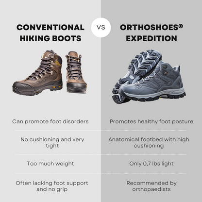 Lightweight Orthopaedic Outdoor & Hiking Boots With Cushioning Sole