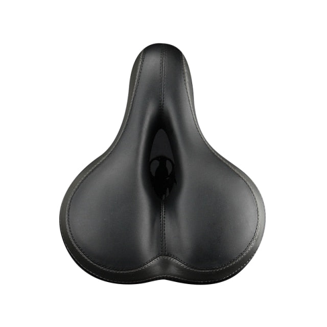 Most Comfortable Bike Seat With Memory Foam Waterproof Bike Saddle Universal Fit Shock Absorbing With Reflective Band