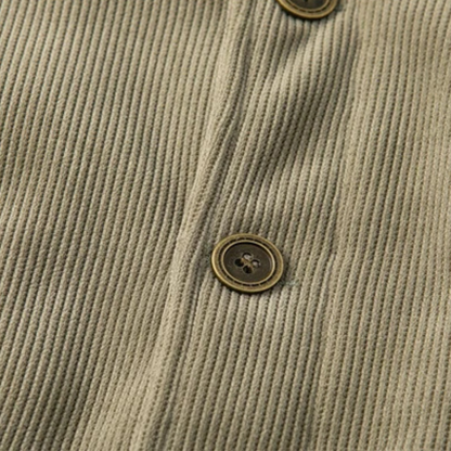 Warm Fleece Lined Men's Corduroy Trucker Jacket