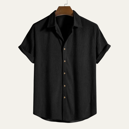 Classic Mens Relaxed Fit Corduroy Button Shirt