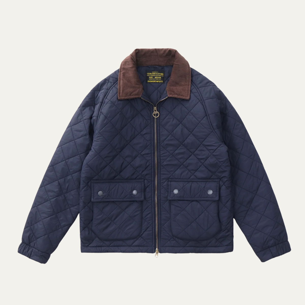 Classic Men's Quilted Bomber Winter Coat