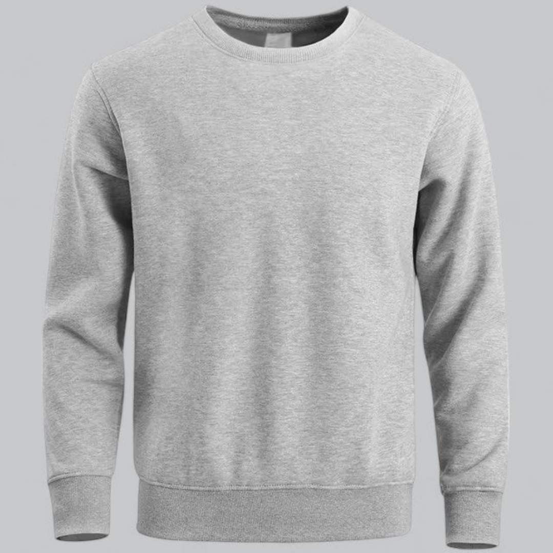 Men's Simple Relaxed Fit Crew Neck Sweater