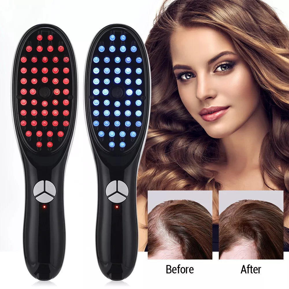 Scalp Massager Spray Brush – Massage, Light Therapy & Essential Oil Diffuser