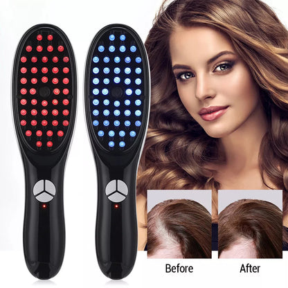 Scalp Massager Spray Brush – Massage, Light Therapy & Essential Oil Diffuser