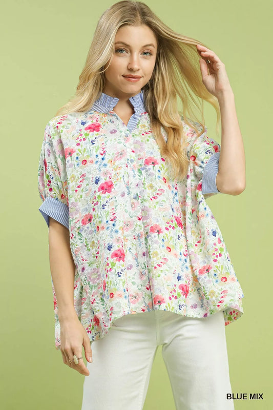Vintage Print Formal Dress Shirt - OutfitLondon