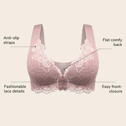 Front Closure 5D Shaping Push Up Bra – Seamless, Beauty Back, Comfy