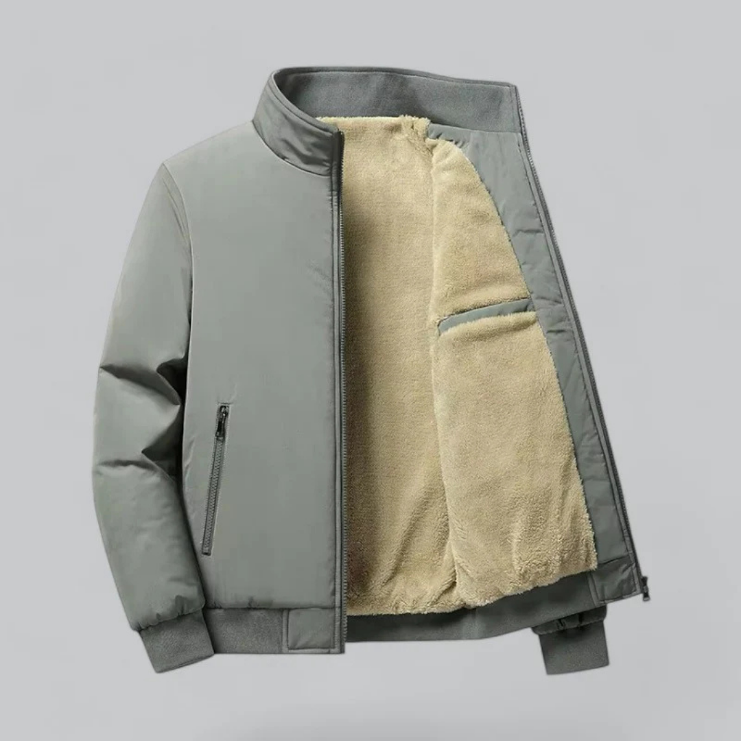 Trendy Mens Bomber Jacket with Secret Pocket