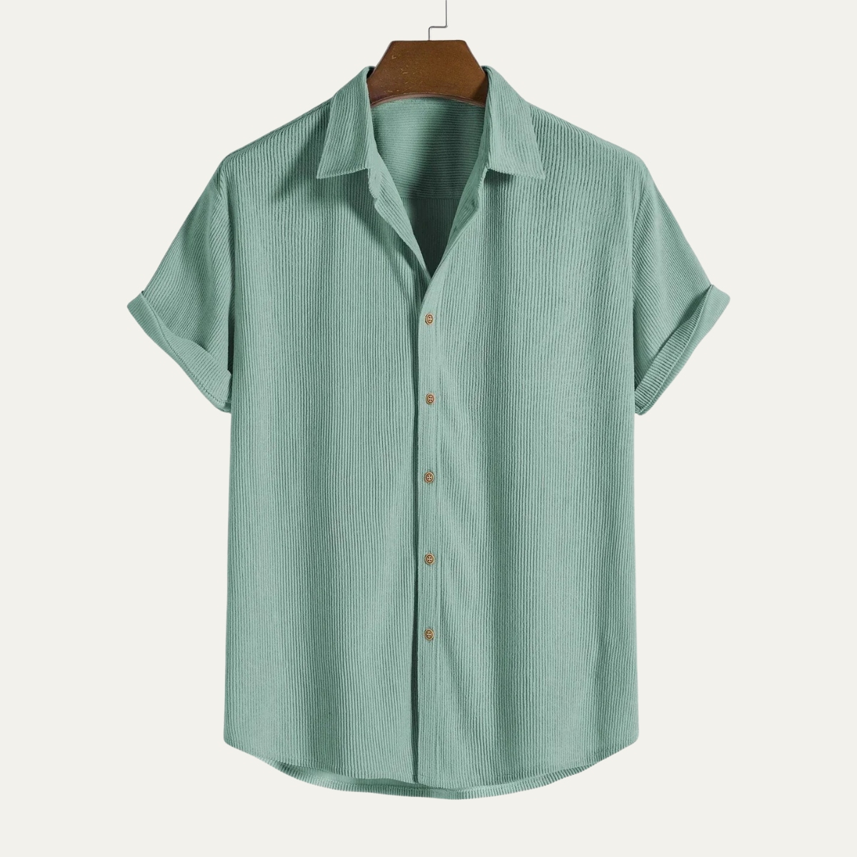 Classic Mens Relaxed Fit Corduroy Button Shirt