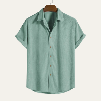 Classic Mens Relaxed Fit Corduroy Button Shirt