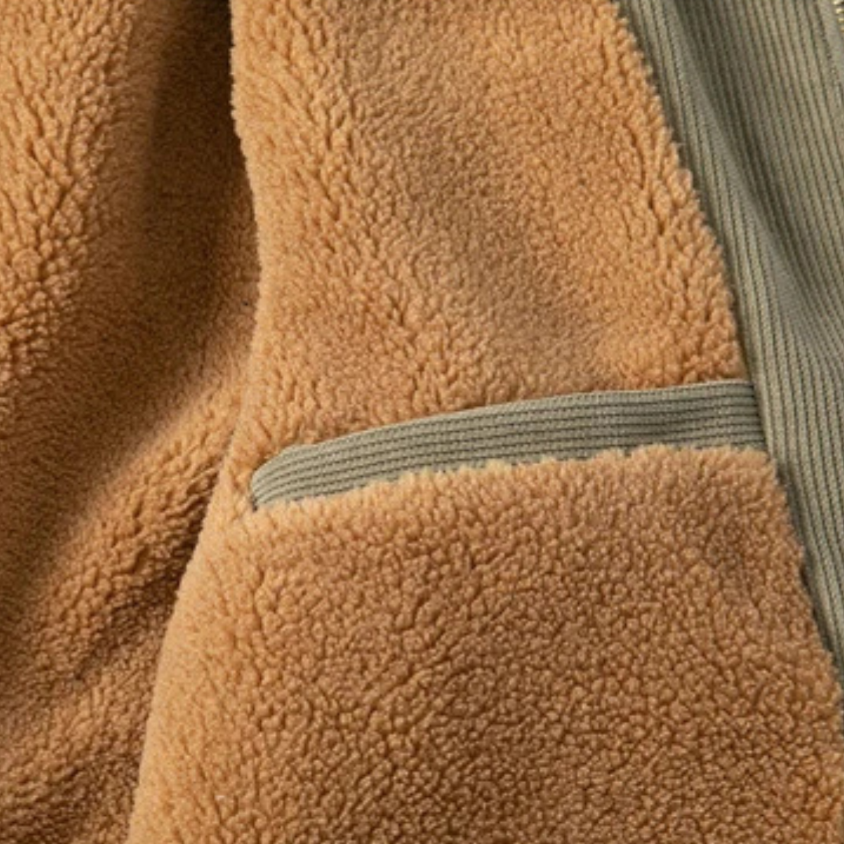 Warm Fleece Lined Men's Corduroy Trucker Jacket
