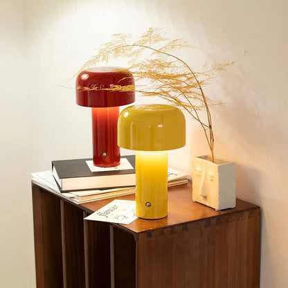LED Creative Mushroom Rechargeable Table Lamp