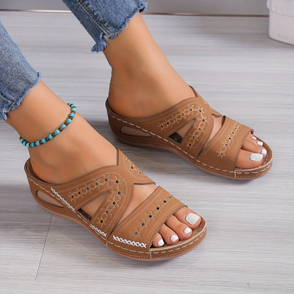 Comfortable Summer Open Toe Wedge Sandals