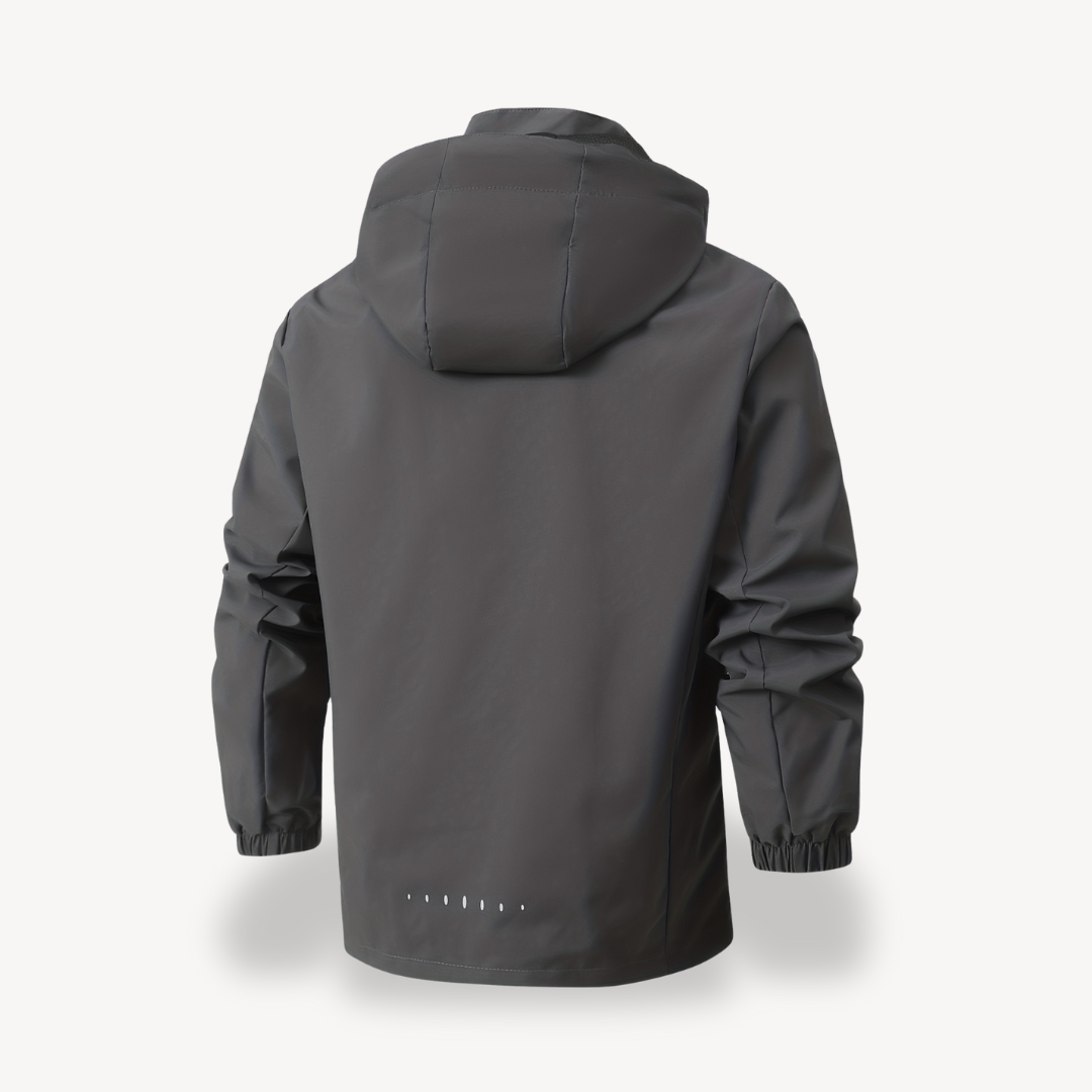 Men's Waterproof Zip Up Hooded Jacket