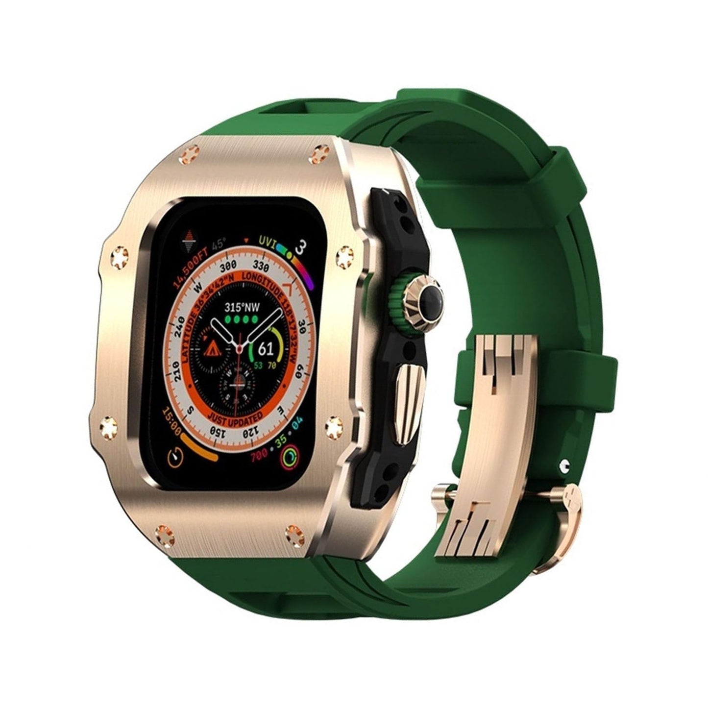 Tough Apple Watch Ultra Stainless Steel Bracelet Strap