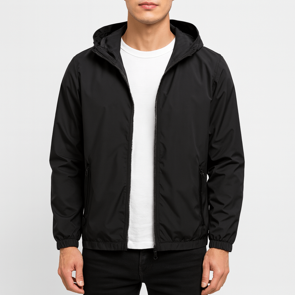 Lightweight Water Resistant Windbreaker Jacket