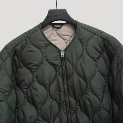 Ladies' Puffer Quilted Zipperless Vest Jacket