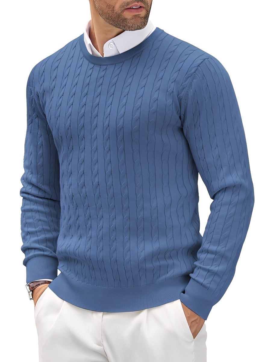 Fashionable Fitted Knit Sweater