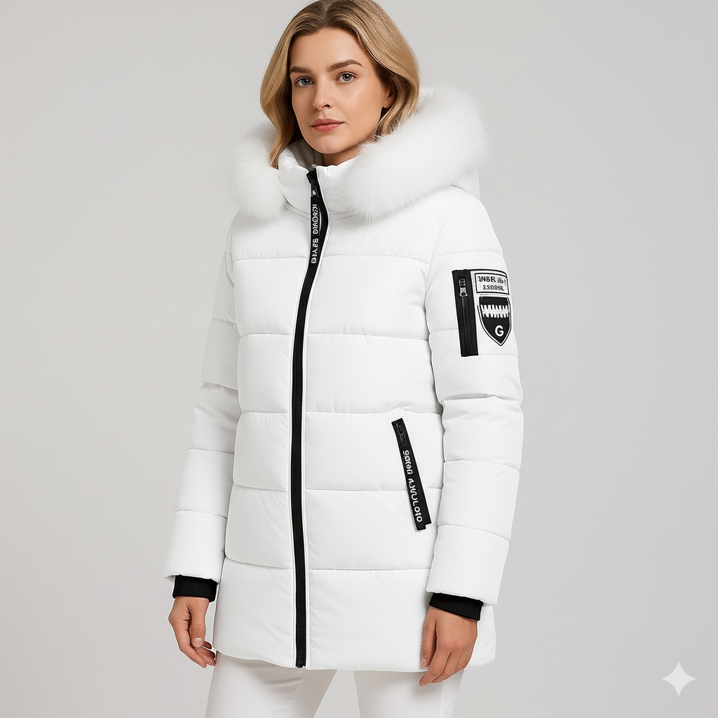 Warm Oversized Puffer Coat for Women
