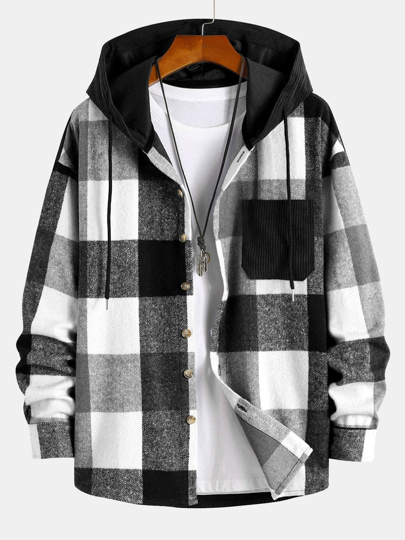 Casual Fit Plaid Flannel Shirt