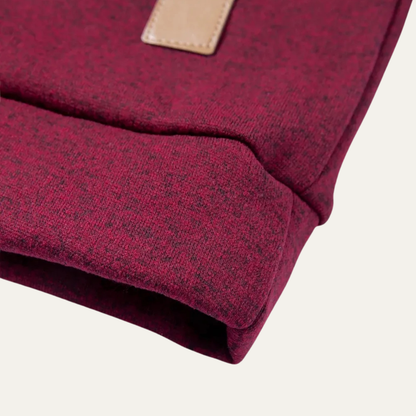 Relaxed Fit Men's Crew Neck Knit Sweater