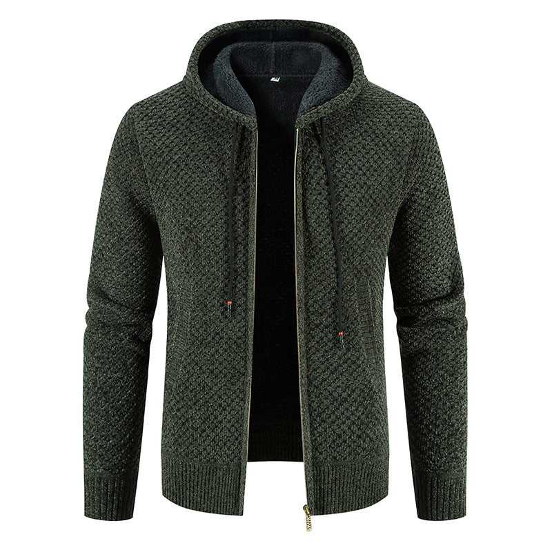 Fashionable Chic Hooded Cardigan Sweater