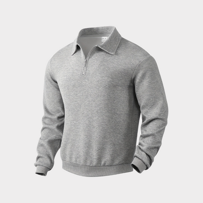 Koen | Classic Warm Quarter Zip Sweater for Men