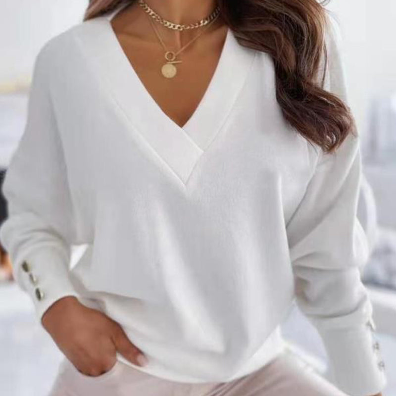 Women's Fashionable Crew Neck Pullover