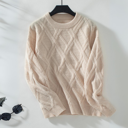 Women's Diamond Knit Sweater