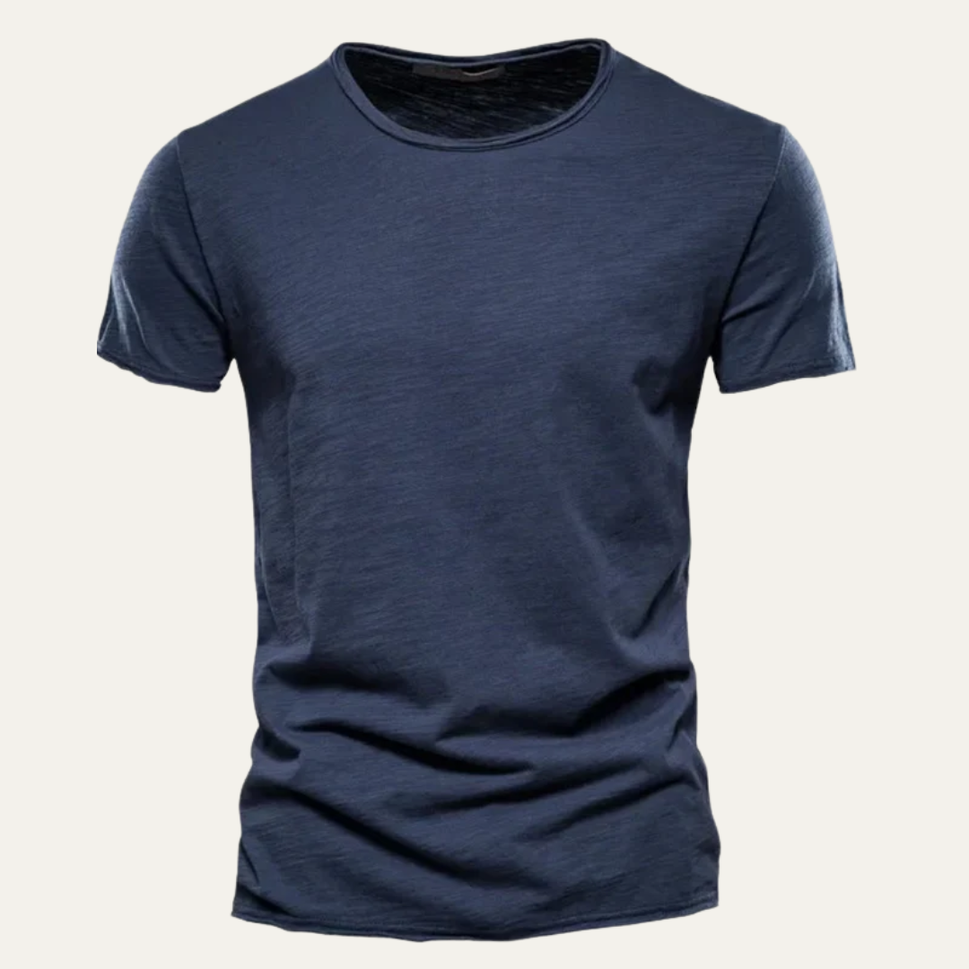 Slim Fit Crew Neck Graphic T Shirt