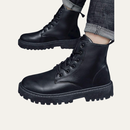 Tough Lace Up High Ankle Boots for Men