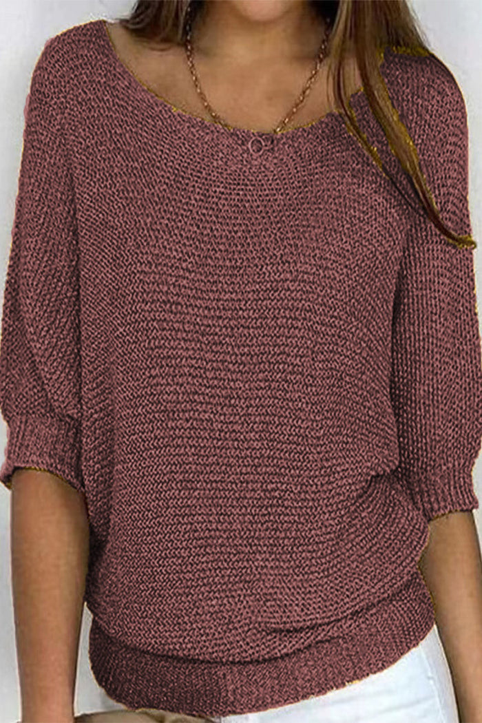 Relaxed Fit Women's Batwing Sweater