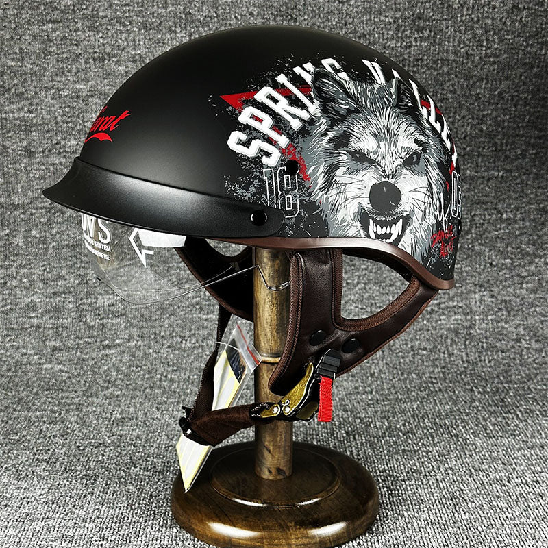 Slim Street Bike Half Face Helmet Easy Release