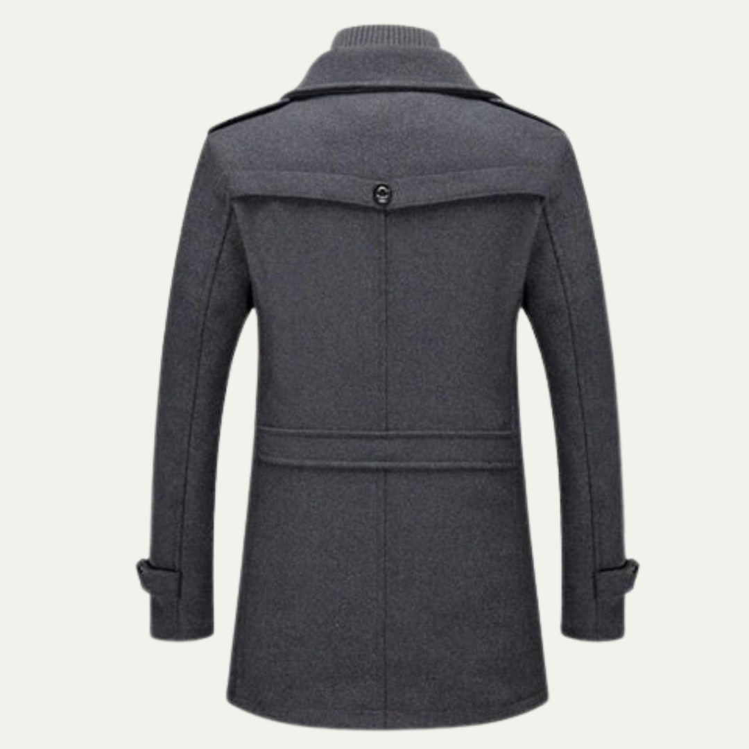 Men's Waterproof Long Trench Overcoat
