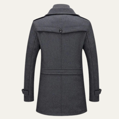 Men's Waterproof Long Trench Overcoat
