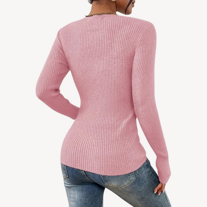 Textured Button Women's Casual Shirt