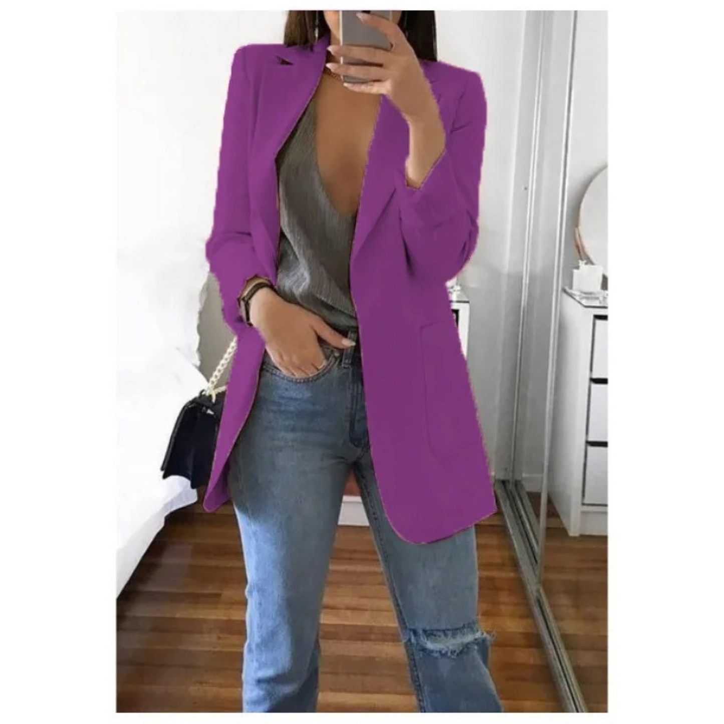 Classic Tan Women's Trench Blazer