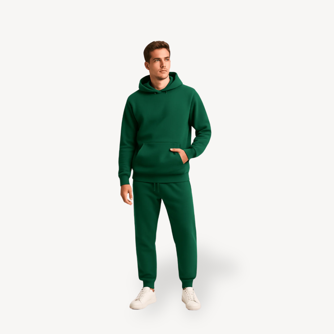 Comfy Cotton Sweatpants Hoodie Set