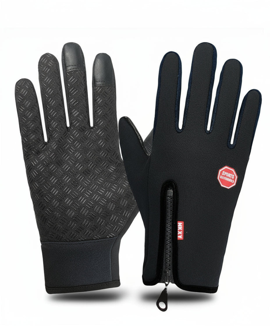 Insulated Thermal Gloves with Grip and Touchscreen Control - OutfitLondon