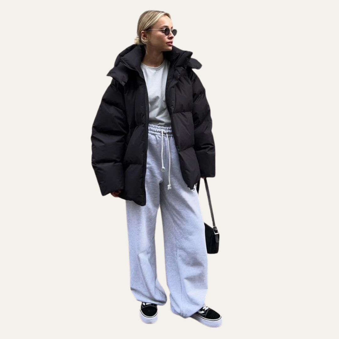Women's Plus Size Warm Puffer Coat