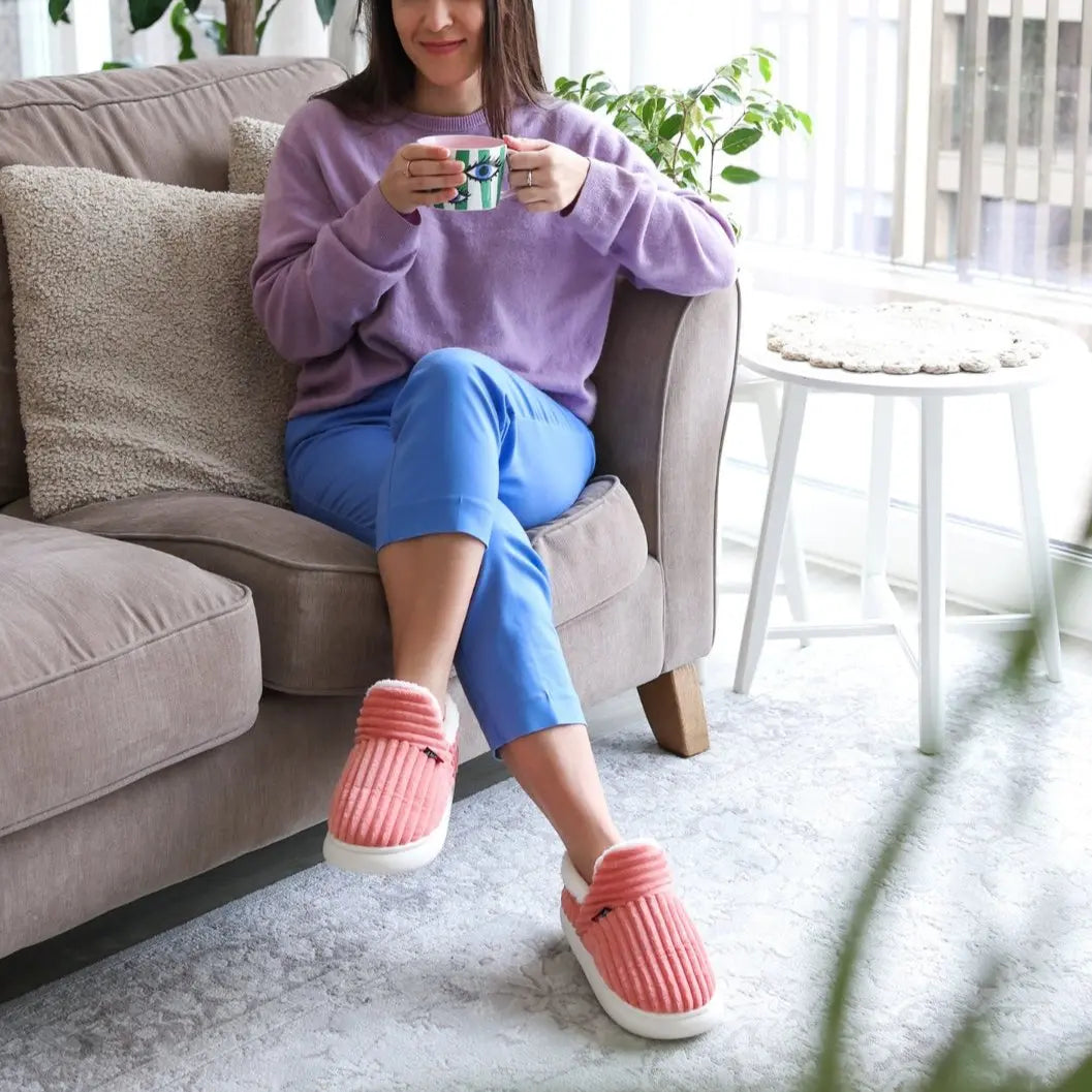 Soft Fuzzy Slippers - Warm Cozy Non Slip Winter Shoes
