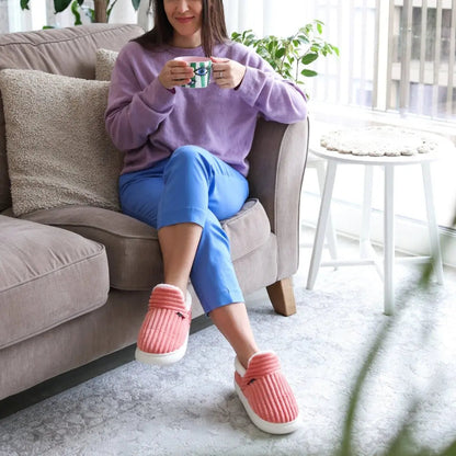 Soft Fuzzy Slippers - Warm Cozy Non Slip Winter Shoes