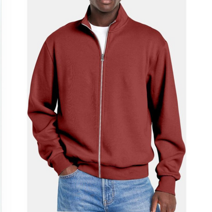Relaxed Fit Mens Zip Up Jacket