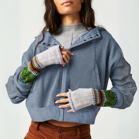 Women's Textured Hoodie - OutfitLondon