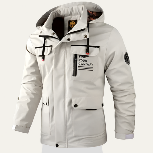 Men's Waterproof Short Parka Coat - OutfitLondon