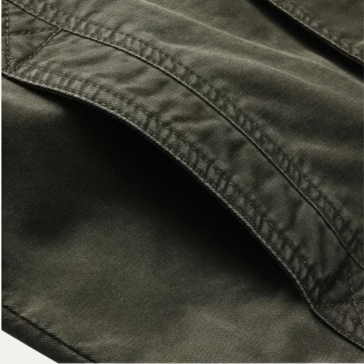 Men's Synthetic Leather Bomber Coat with Pocket Detail