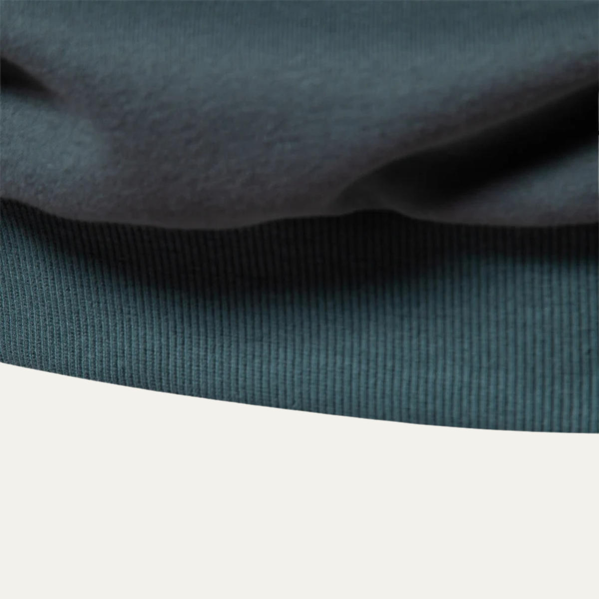 Relaxed Fit Men's Crew Neck Sweater with Pocket