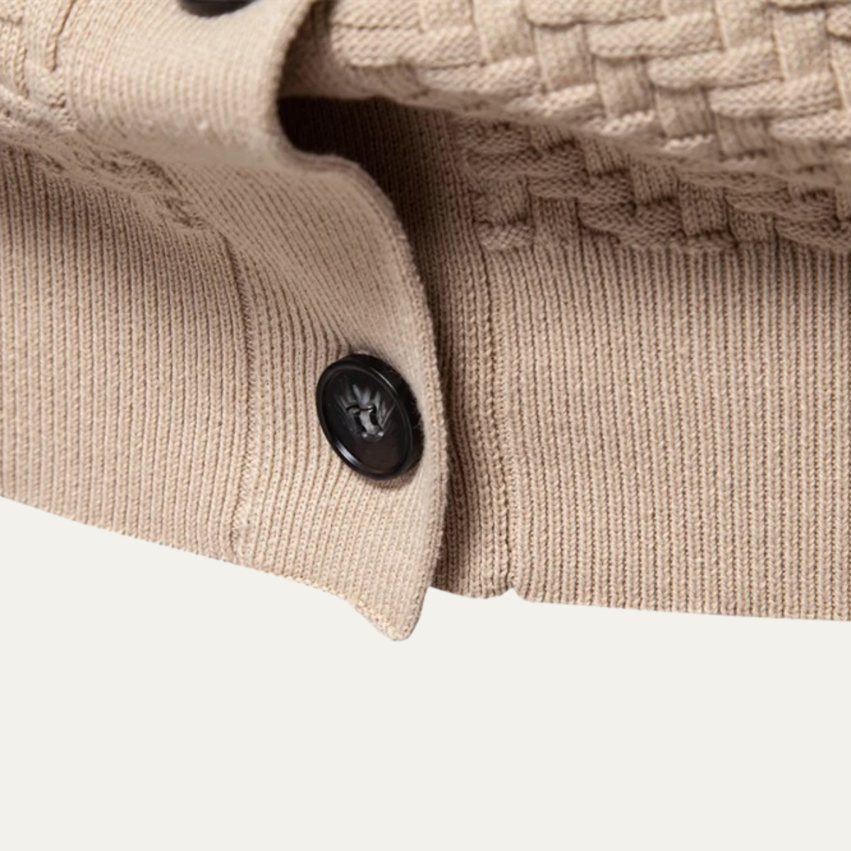Classic Textured Open Front Cardigan Sweater