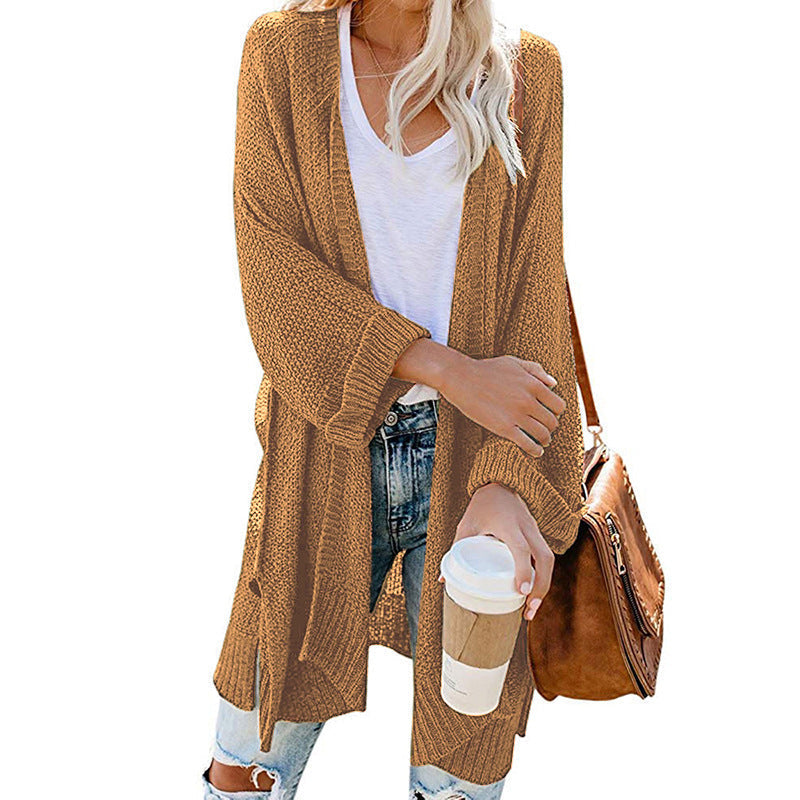 Soft Women's Pocket Open Cardigan Sweater
