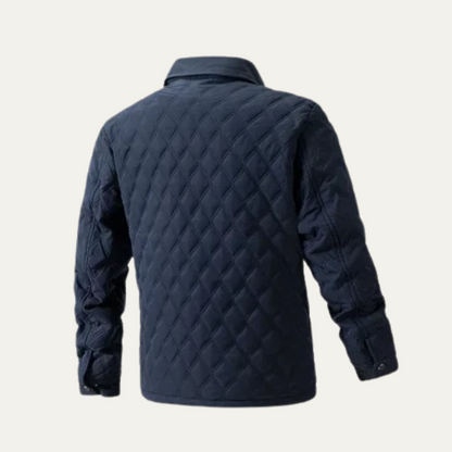 Comfortable Mens Quilted Lightweight Padded Jacket