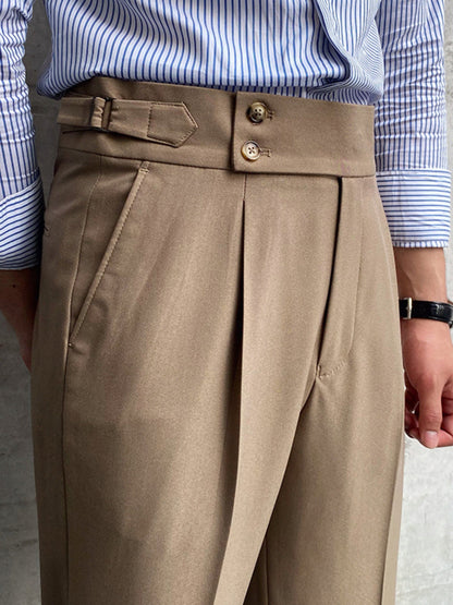 Men's Gurkha Pants Wool Tan